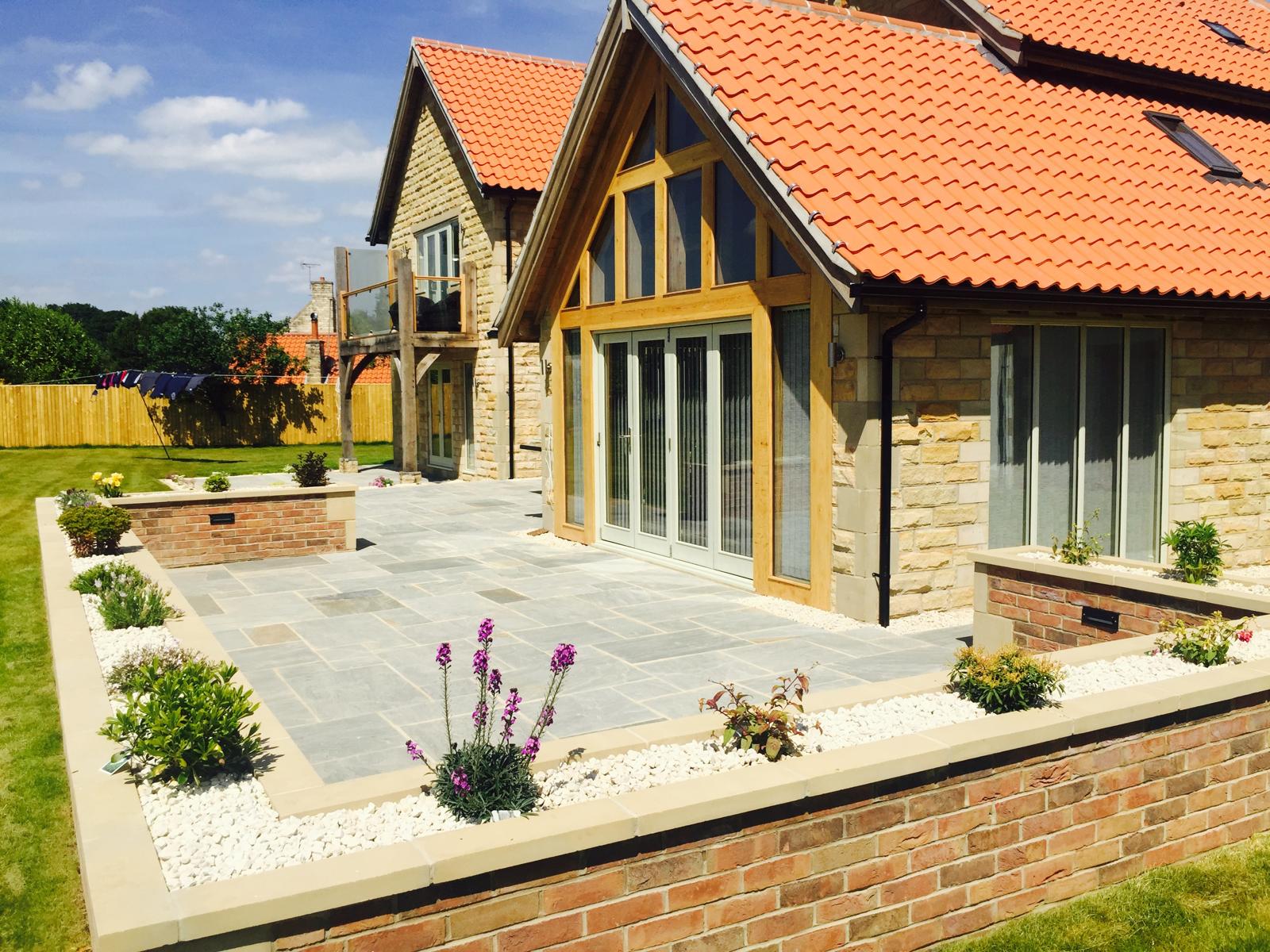 Oak frame building
