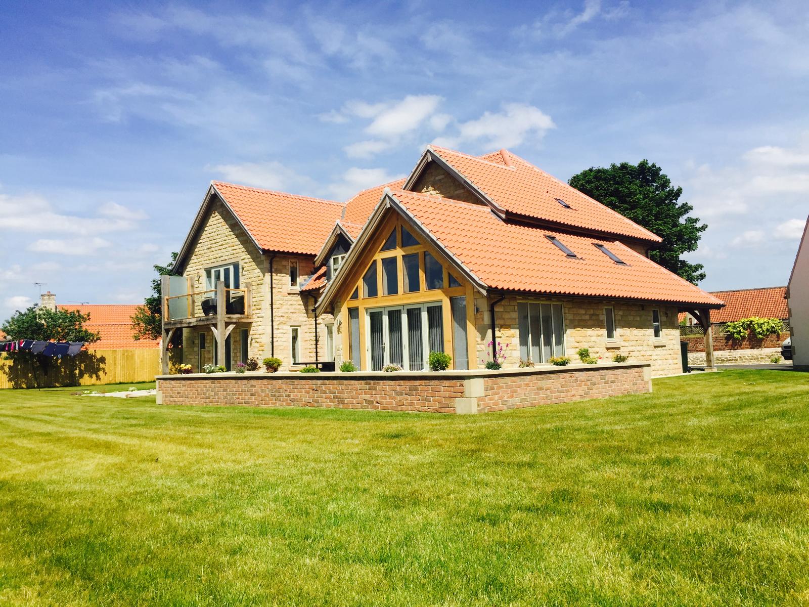 Oak frame building