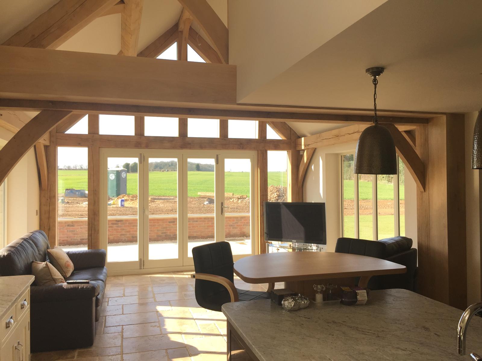 Oak frame building