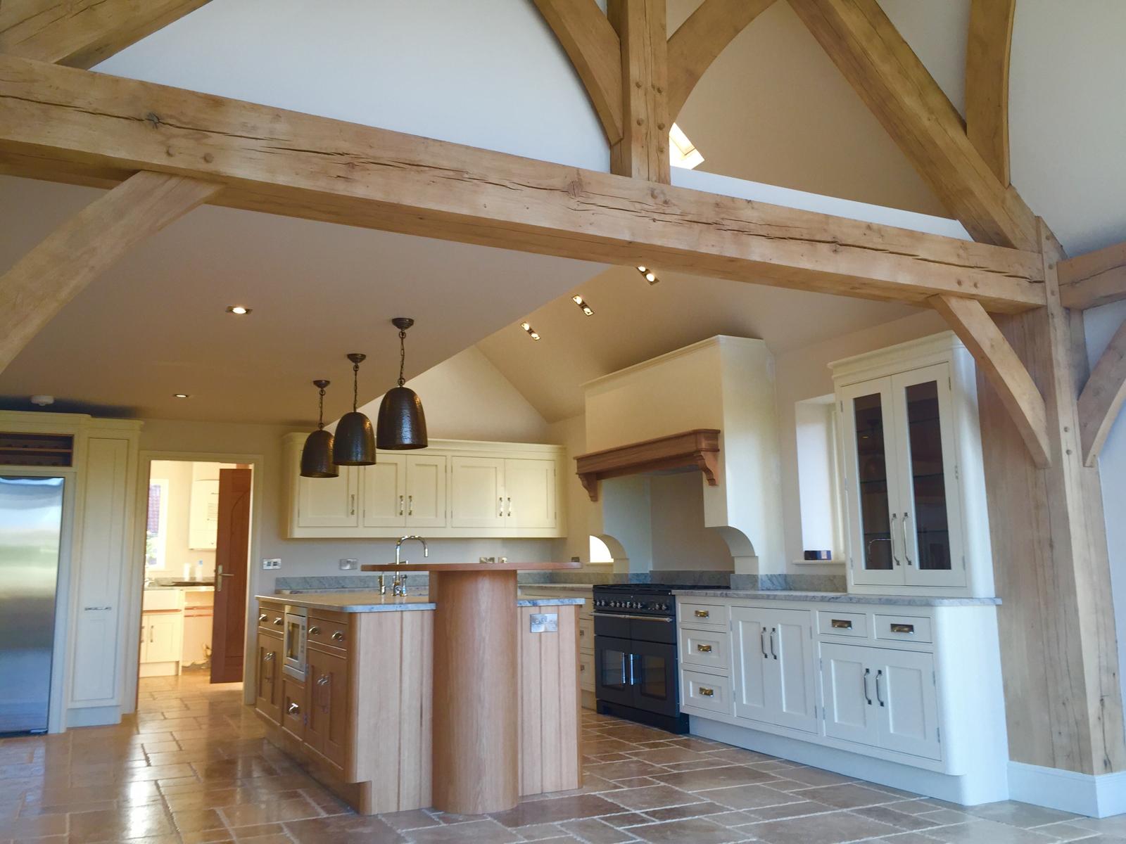 Oak frame building